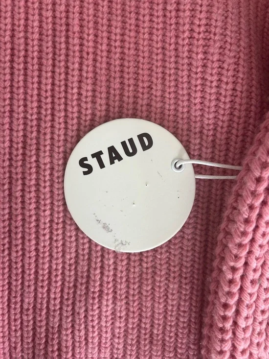 STAUD Pink Aura Wool Sweater - Picture 4 of 5